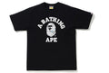 BAPE Space Camo Print College Tee Black