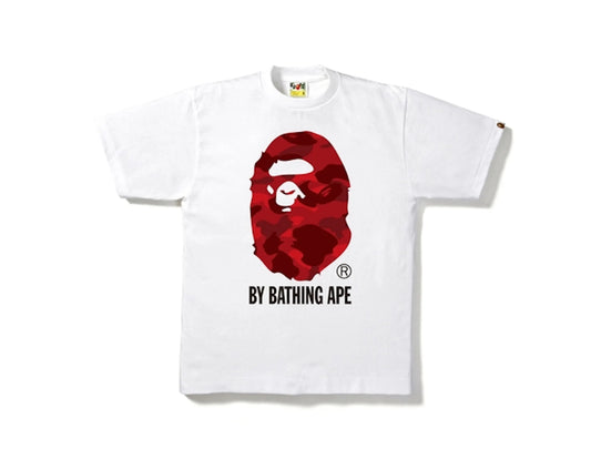 Bape Color Camo By Bathing Ape Tee White/Red