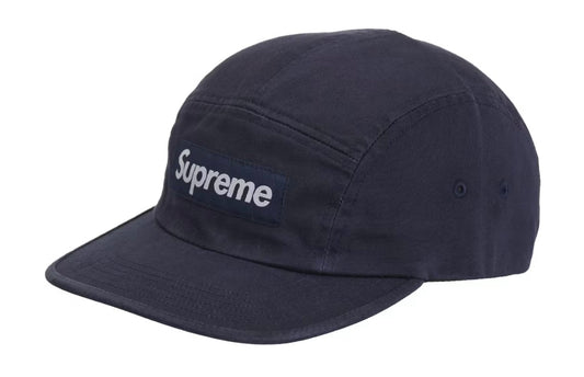 Supreme Washed Chino Twill Camp Cap Navy
