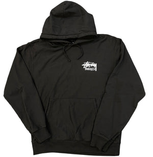 Stussy Basic Script Hoodie Honolulu Black