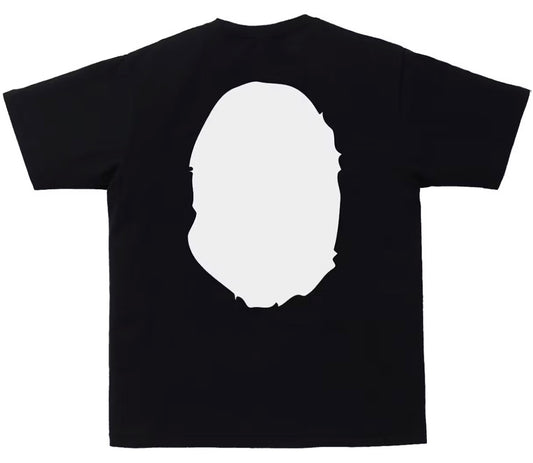 Bape Bicolor Big Ape Head Tee (FW21/SS22/FW22) Black