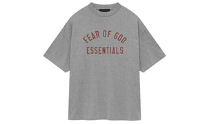 Fear of God Essentials Jersey Crewneck Tee Dark Heather Red