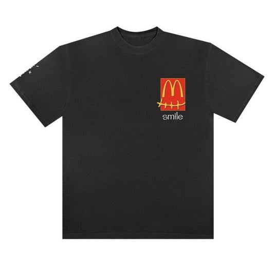 Cactus Jack By Travis Scott Smile Tee Black
