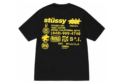 Stussy DNA Pigment Dyed Tee Black