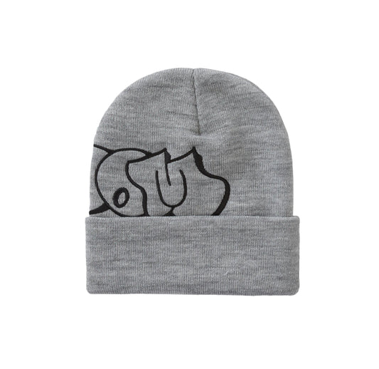 Supreme MF DOOM Beanie Heather Grey