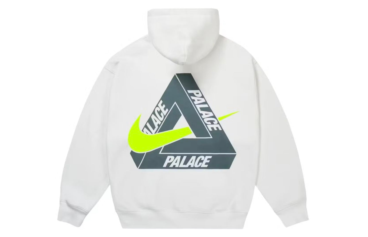 Palace x Nike Tri Swoosh Hoodie White