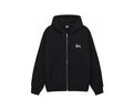 Stussy Basic Script Zip Up Hoodie Black