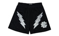 Eric Emanuel EE Basic Lightning Bolt Shorts Cyber Monday Black White