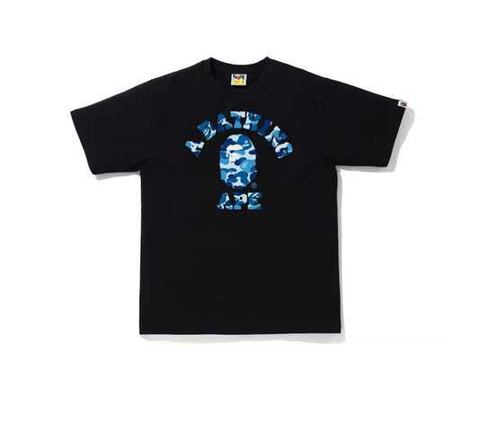 Bape ABC Camo College Tee Black/Blue