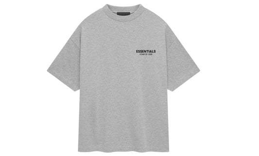 Fear of God Essentials Jersey Crewneck Tee Light Heather Grey
