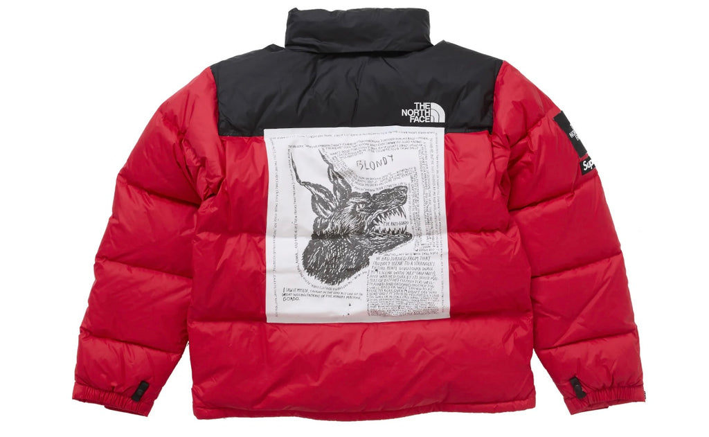 Supreme The North Face Nuptse Jacket Red