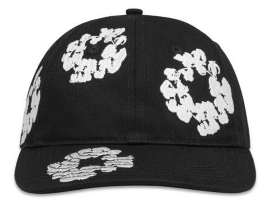 Denim Tears The Cotton Wreath Cap Black