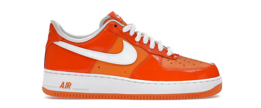 Nike AF1 Low ‘07 Orange White Patent (Men’s)