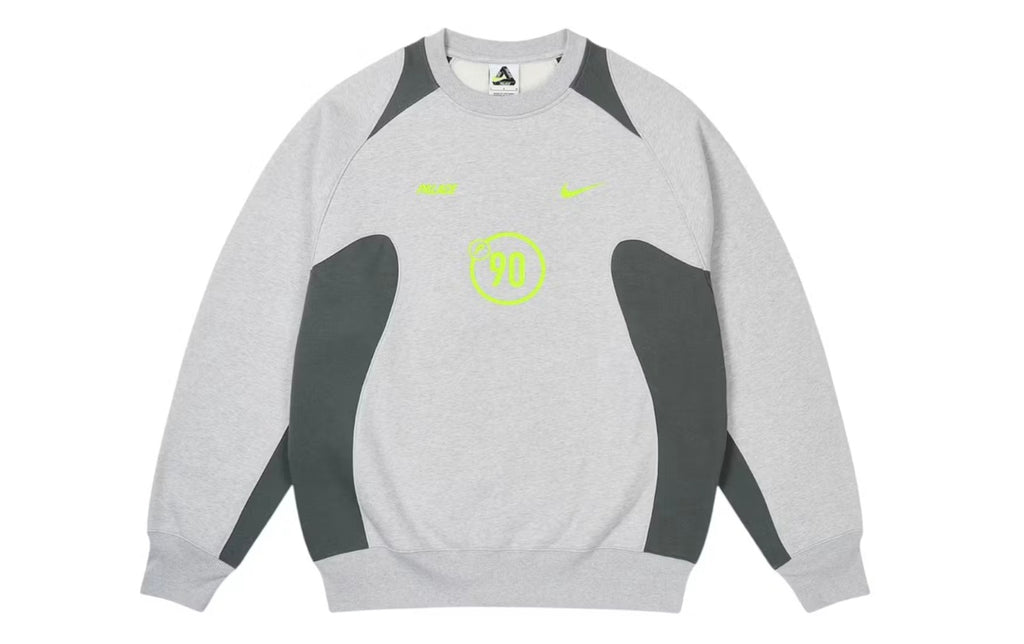 Palace x Nike Total P90 Crew Grey Marl