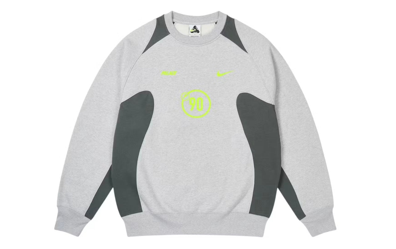 Palace x Nike Total P90 Crew Grey Marl