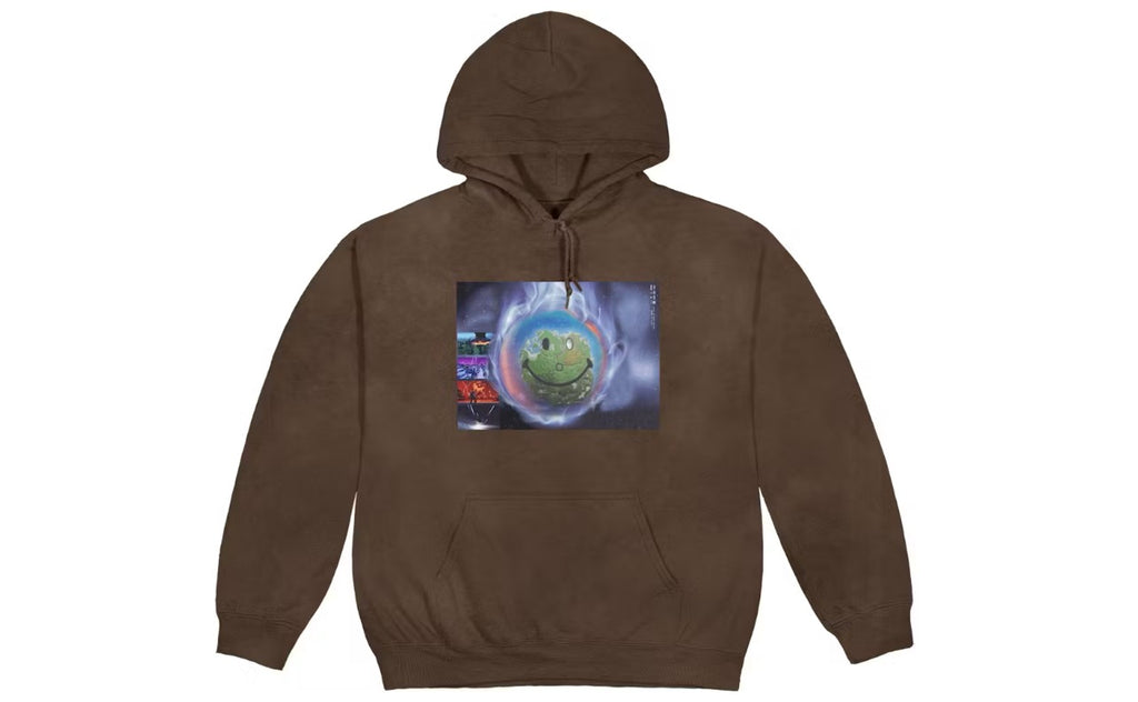 Travis Scott World Event Hoodie Bleached Black