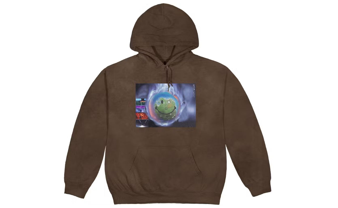 Travis Scott World Event Hoodie Bleached Black
