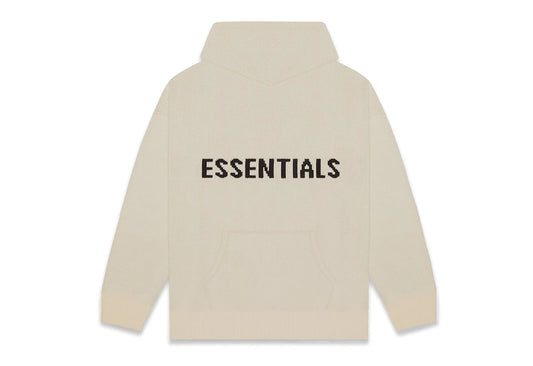 Fear of God Essentials Knit Pullover Hoodie Olive