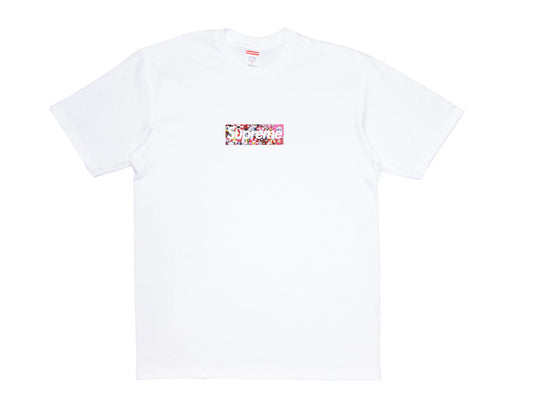 Supreme Takashi Murakami COVID-19 Relief Box Logo Tee White