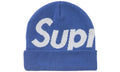 Supreme Big Logo Beanie Blue