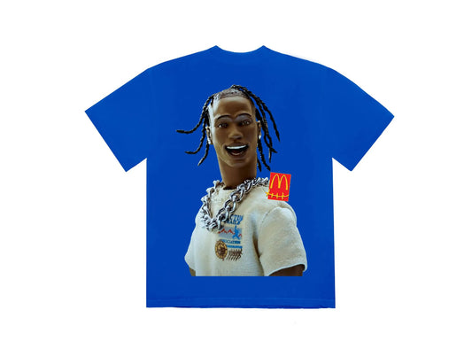 Travis Scott x McDonald’s Action Figure Series III Tee Blue