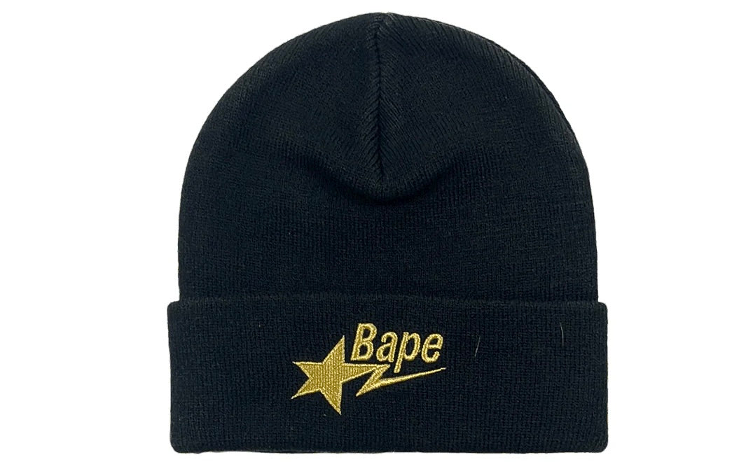 Bape Sta Knit Cap Beanie Black