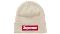 Supreme New Era Box Logo Beanie Stone