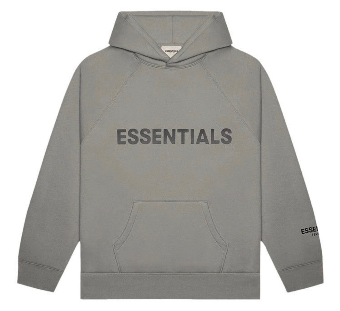 Fear Of God Essentials Applique Hoodie Cement