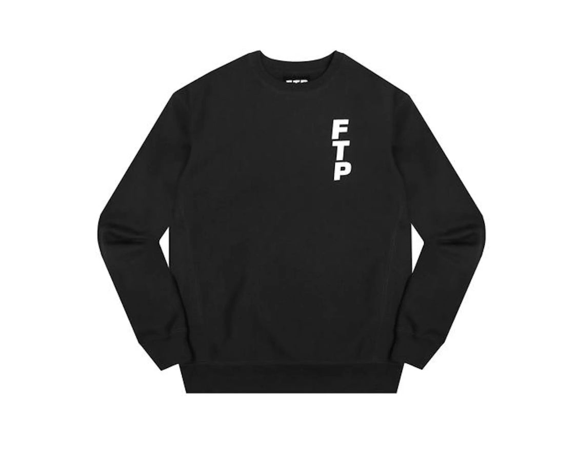 FTP Vertical Logo Crewneck Black