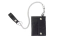 Supreme Leather Chain Wallet SS26 Black