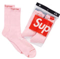 Supreme Hanes Socks Pink(4 Pack)