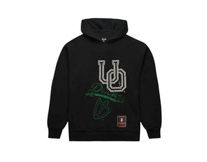 Travis Scott x Mitchell & Ness Oregon Ducks Overlap Pullover Hoodie Black