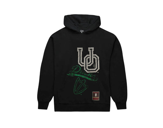 Travis Scott x Mitchell & Ness Oregon Ducks Overlap Pullover Hoodie Black