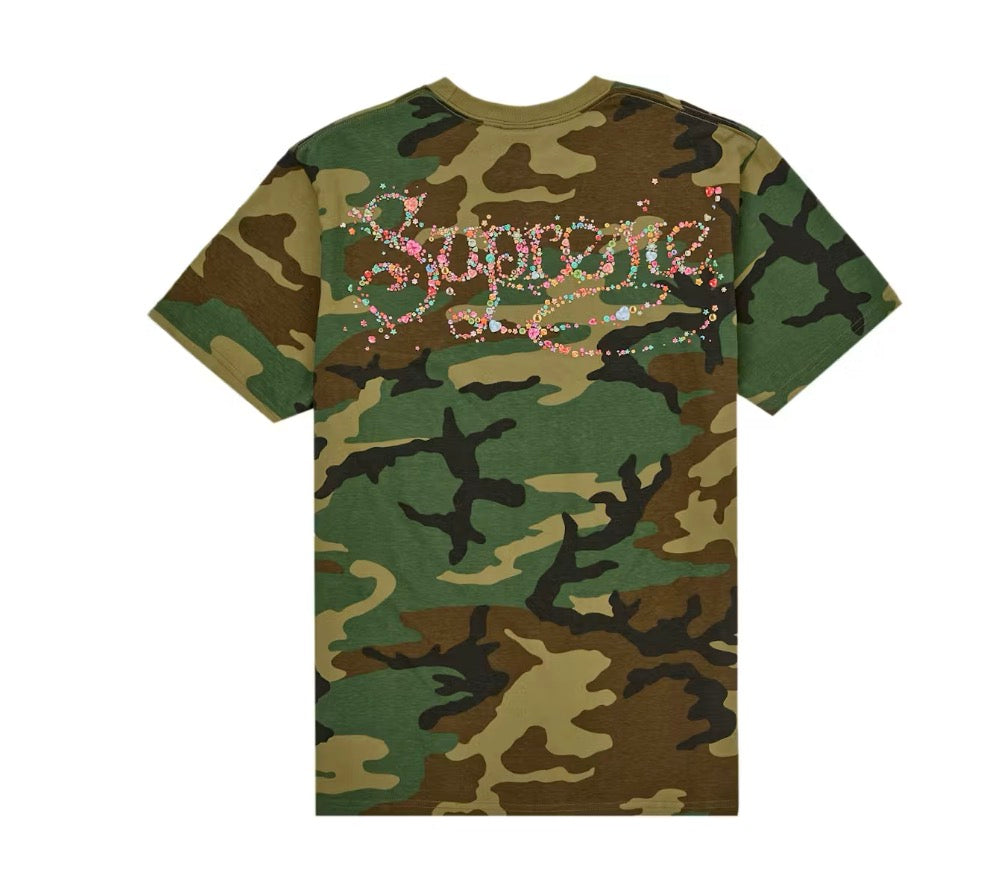Supreme Gems Tee Woodland Camo