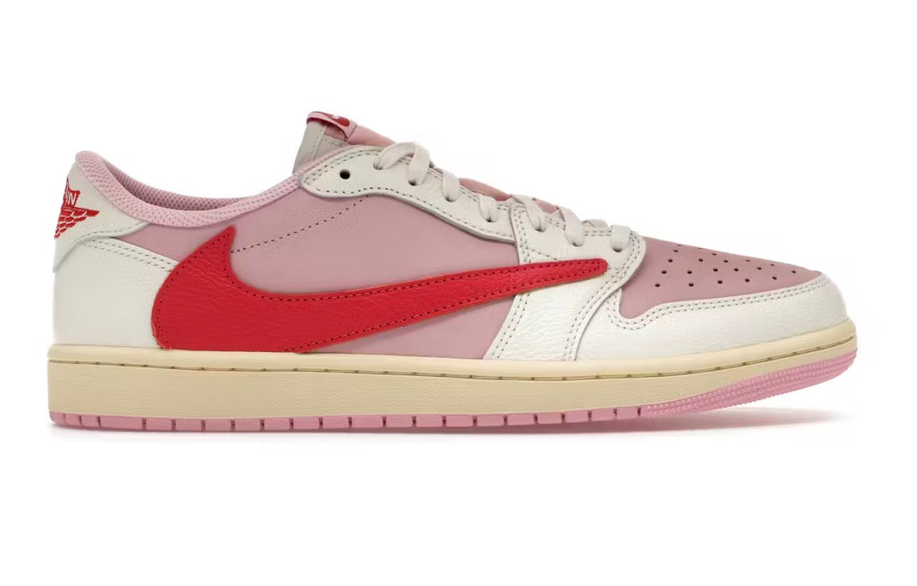 Jordan 1 Retro Low OG SP Travis Scott Sail Tropical Pink (Men’s)