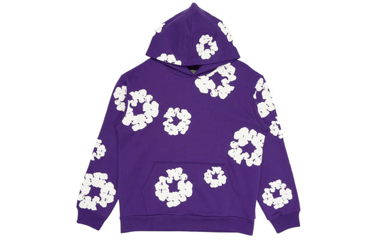 Denim Tears Cotton Wreath Hoodie Purple