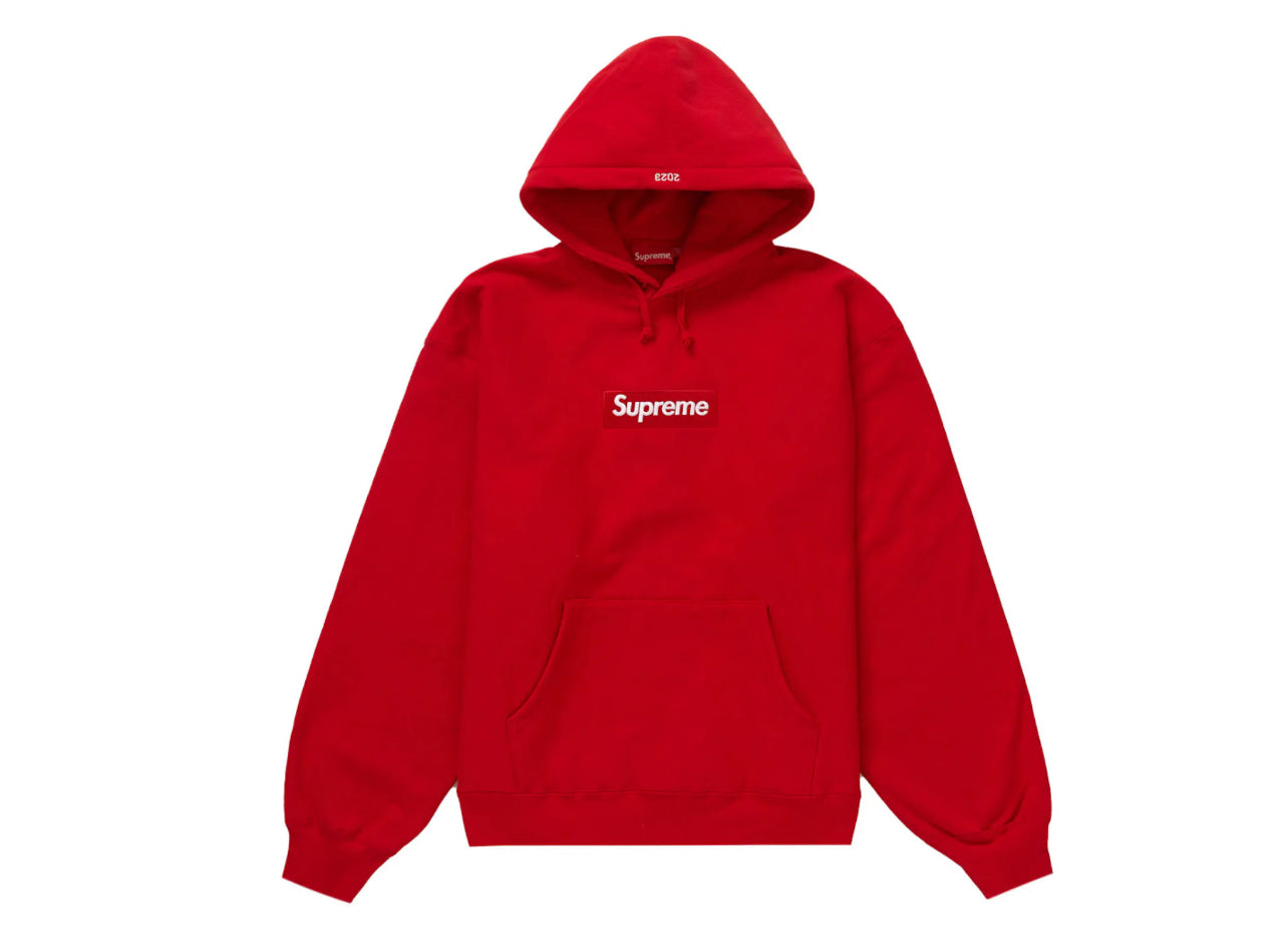 Supreme Box Logo Hoodie Red FW23
