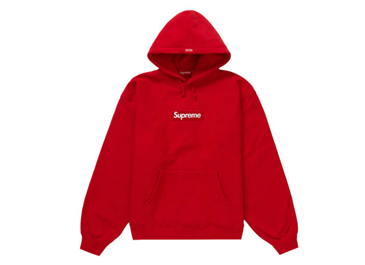 Supreme Box Logo Hoodie Red FW23