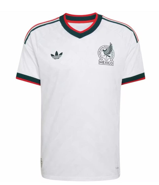 Adidas Mexico 26 Away Authentic Jersey White