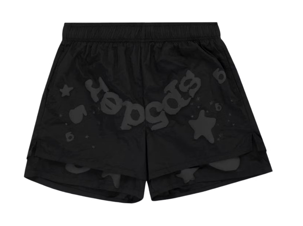 Sp5der Beluga Double Layer Short Black