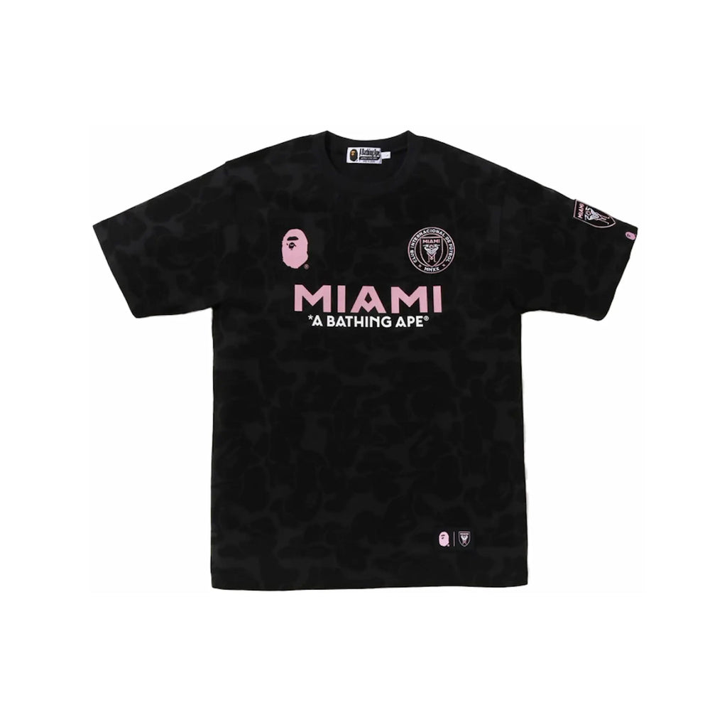Bape x Inter Miami CF Camo Tee Black