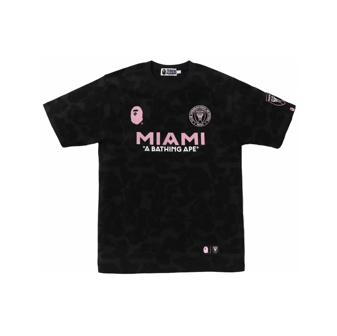 Bape x Inter Miami CF Camo Tee Black