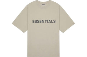 Fear of God Essentials Boxy Tee Appliqué String Tan