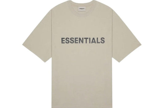 Fear of God Essentials Boxy Tee Appliqué String Tan