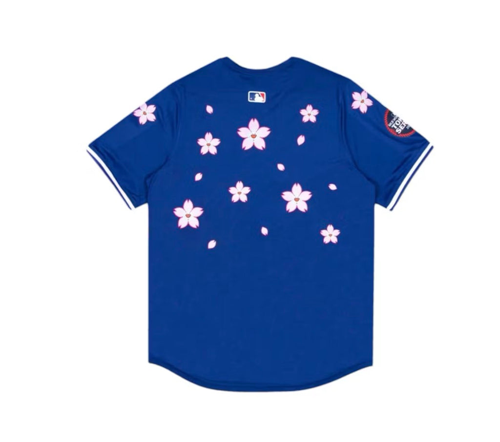Nike x Takashi Murakami x MLB World Tour Tokyo Series 2025 Dodgers Away Jersey Blue