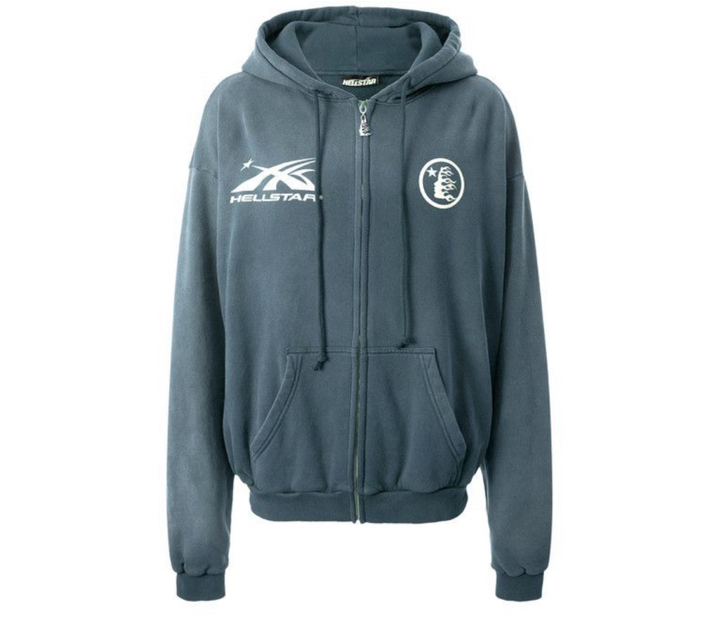 Hellstar Logo Zip-Up Emerald