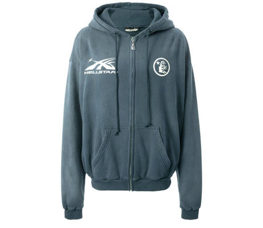 Hellstar Logo Zip-Up Emerald