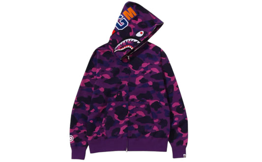 BAPE Color Camo Shark Full Zip Hoodie FW20