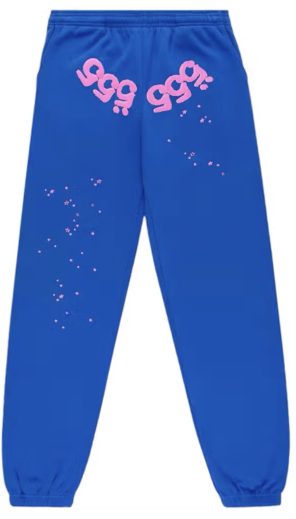 Sp5der Angel Number Sweatpants Blue