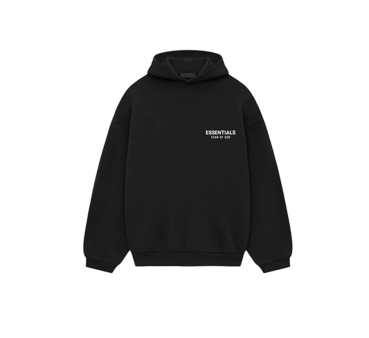 Fear Of God Essentials Fleece Hoodie Black